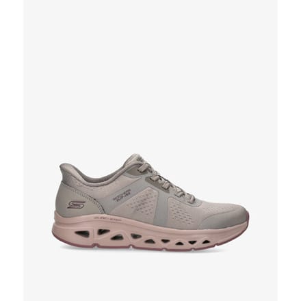 Skechers BOBS Sport Arc waves dames sneakers taupe - Beige - Extra comfort - Memory Foam - Maat 37