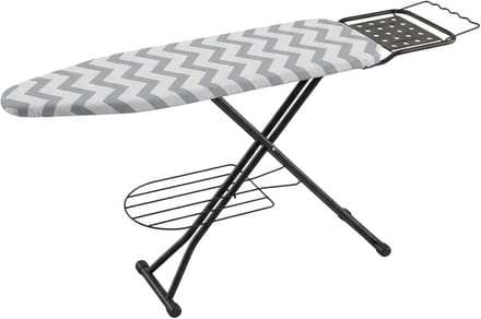 Strijkplank - 110 x 33 cm - voor stoomstrijkijzer - verstelbaar - zigzag