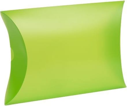 Pillow geschenkverpakking 32x8x23cm APPELGROEN (50 stuks)
