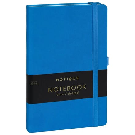 Blauw Notitieboek A5 Stippen