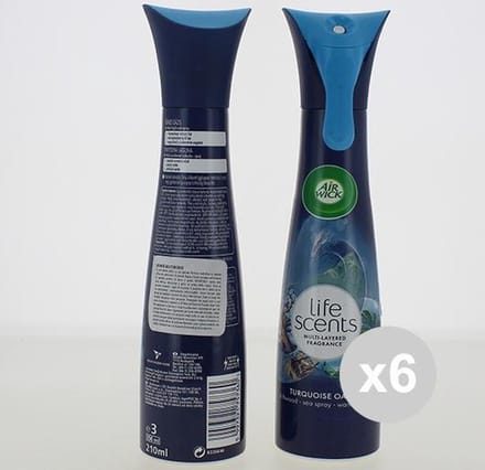 AIR WICK Life Scents Turquoise Oasis Huisparfum 6x210ml