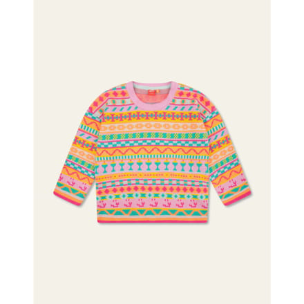 Oilily Klock - Trui - Meisjes - Regular Fit - Lila - 152/12yr