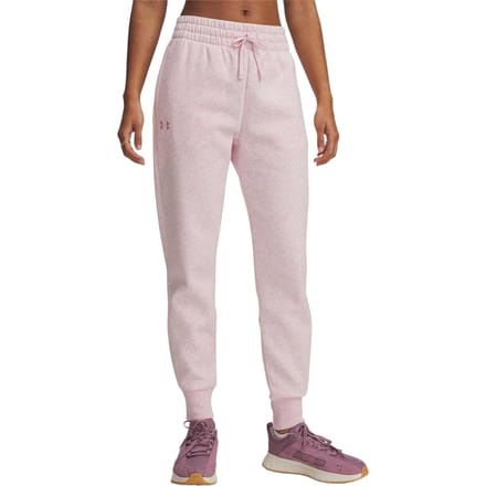 Under Armour Dames/Dames Rival Fleece Joggers (Roze)