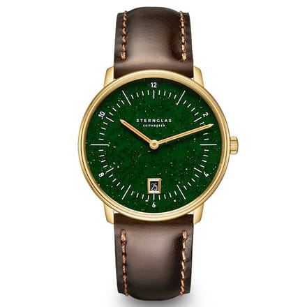 Sternglas Naos Edition Aventurine Dark Green S01-NAN41-BR01