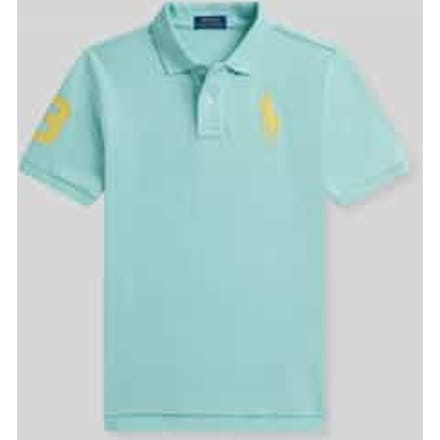 regular fit poloshirt van puur katoen met gestikt logo