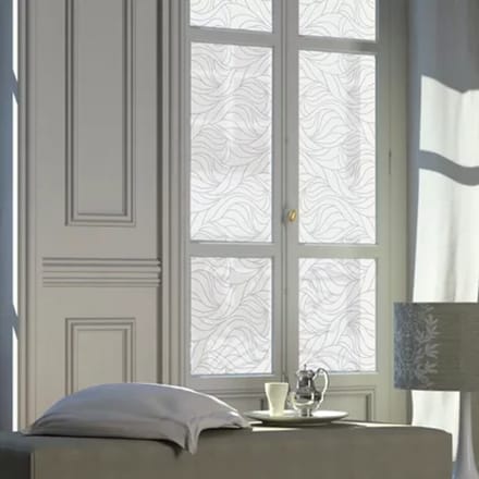 Transform Statische Raamfolie - Golven Transparant - 45 X 150 Cm
