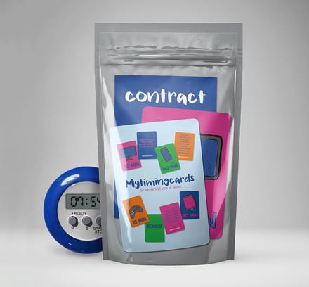 Mytimingcards met timer - kaartspel om van schermtijd te verminderen