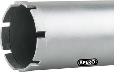 76x300mm - Betonboor - Diamant segmenten - Half Duims R1/2" Aansluiting - Dunwandig Nat Boor - SPERO