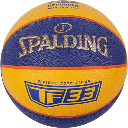 TF-33 Goud - Geel/Blauw 2021 Sz6 Composiet Basketbal