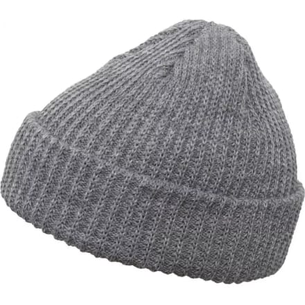 Flexfit - Rib Beanie heather grey one size Beanie Muts - Grijs