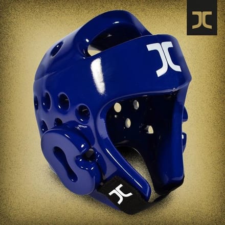Taekwondo-Hoofdbeschermer Jc-Club Wt Blauw Maat L