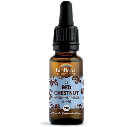 Biofloral- 25 - Red chestnut - Rode kastanje - Bio - Bio Demeter - 20 ml
