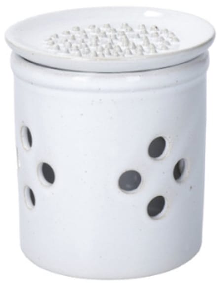 Knoflookpot met Rasp Functie, 10 x 9 cm, Keramiek - KitchenCraft | Idilica