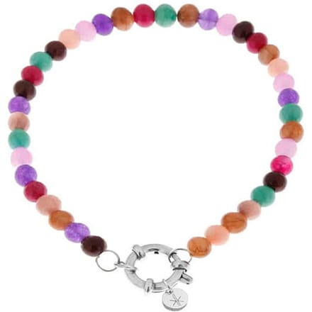 Label Kiki Armband disco beads silver