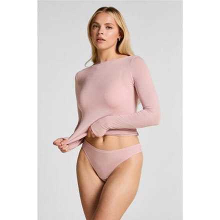 Hunkemöller Dames Lingerie String Alex - Roze - maat S