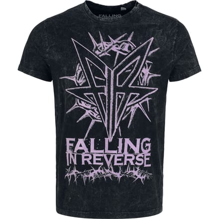 Falling In Reverse T-shirt - Logo - S tot 4XL - voor Mannen - antraciet