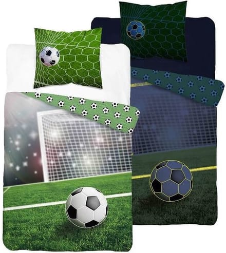 Dekbedovertrek voetbal glow in the dark