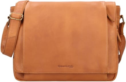 Greenland Nature Messenger Leder 39 cm - braun