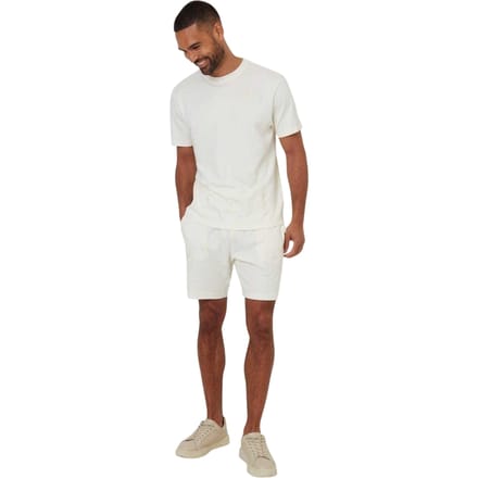 Threadbare Heren Geborduurd Bloemen Regular T-shirt (Wit)