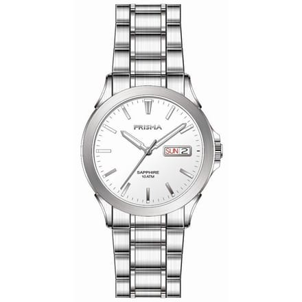 Prisma horloge P.1180 Brace cijfers Saffier 10 ATM