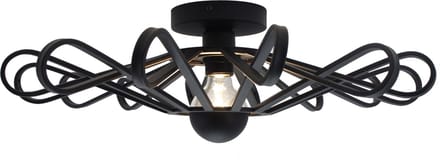 Chericoni Arco Plafondlamp - Ø56 cm - Corrund Black - Wandlamp - E27