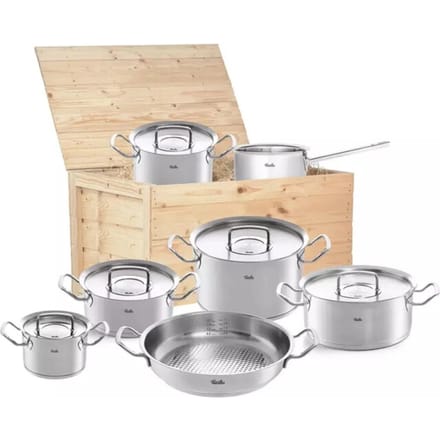 Fissler Original Profi Collection - 7-delige pannenset in Houten Kist