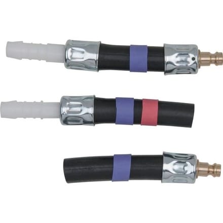 KS Tools 150.1872 Adapterset 3-delig Ø 10,0 mm (paars)
