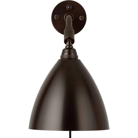 Gubi wandlamp Bestlite BL7, zwart, Ø 16 cm, E14