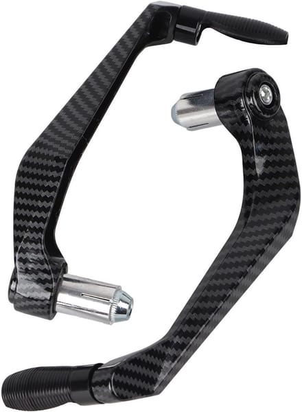 Motorfiets Rembeschermer - Stuur Protector - Veilig Remmen - CNC Aluminiumlegering - 22mm Stuurdiameter - Zwart