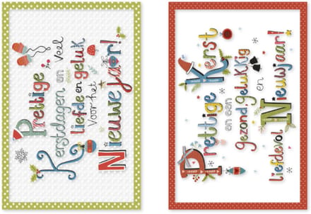 Kerstkaarten Box Tekst