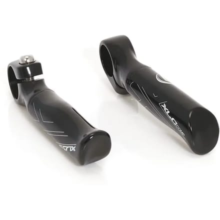 XLC Comp BE-A10 Bar Ends - Handvatten Fiets - 110mm - Zwart