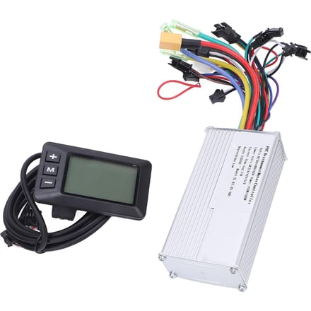 36V 48V 60V 450W 500W Motor Controller Kit Sinusgolf Borstelloze Controller met G51 Displaypaneel voor Conversie gray