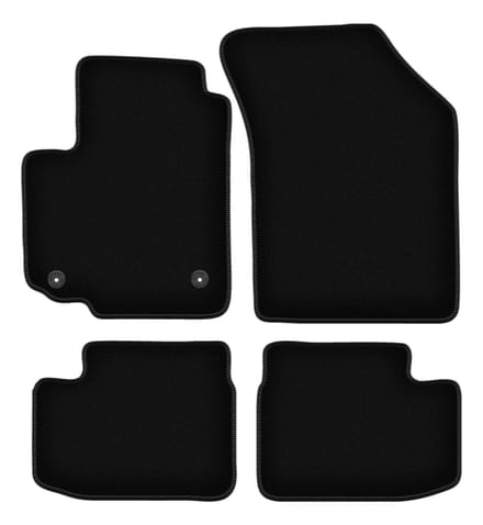 BASIC zwarte veloursmatten voor: Suzuki Swift IV hatchback (2005-2010)