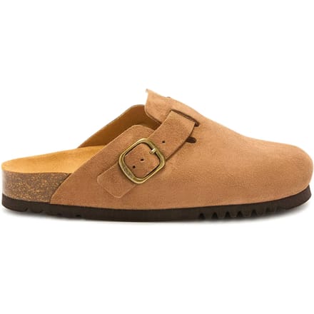Scholl Klomp Fae Suede Vrouwen - Taupe