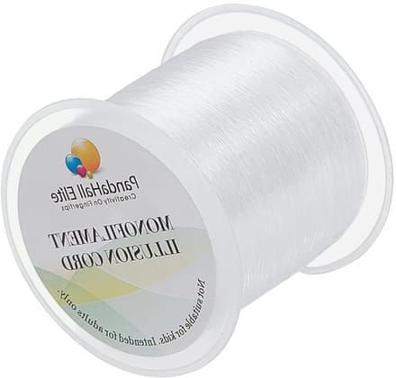 Transparante Nylon Vislijn van 0.2 mm voor Sieraden en DIY Creaties - 130 m Rol