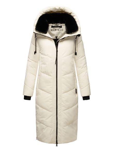 Marikoo Nadaree dames winterjas – lang, warm & met capuchon