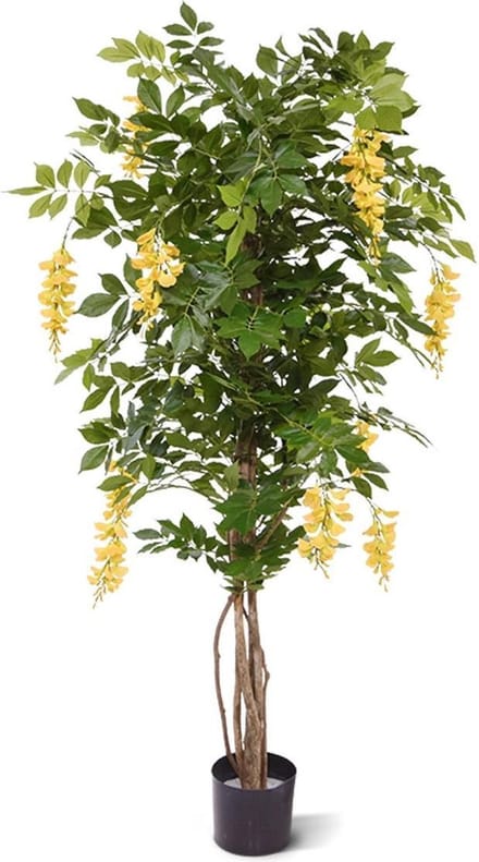 Wisteria kunstboom 150cm - geel
