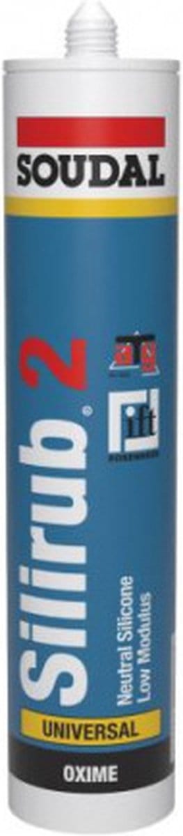 Soudal - Silirub 2 Zwart 310 Ml - 102393