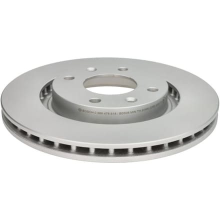 Remschijf BOSCH 0 986 478 618 voorkant, geventileerd, 1 Stuk