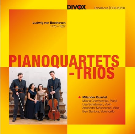 Milander Quartett - Beethoven: Pianoquartets-Trios (CD)
