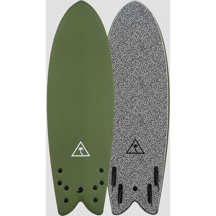 Catch Surf Retro Fish Quad Surfboard patroon