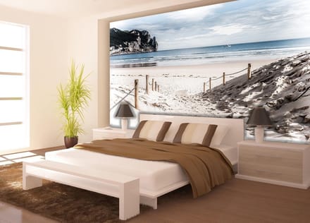Beach Path Nature Sea SandCliff Photo Wallcovering
