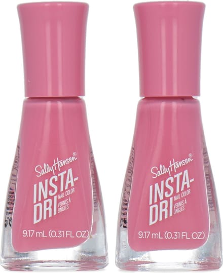 Sally Hansen Insta-Dri Nagellak - 275 Rapid Rose (set van 2)