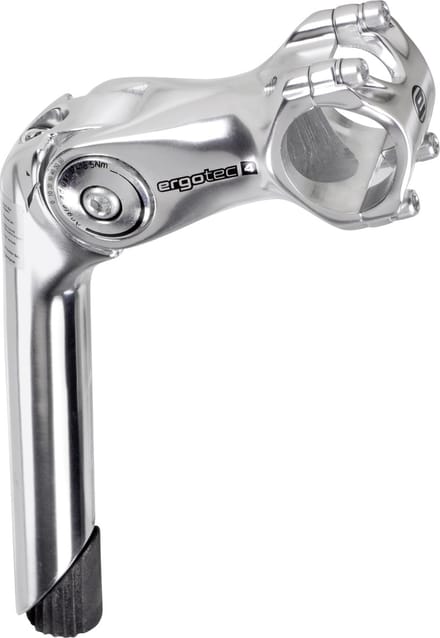 Ergotec Octopus 2 25.4 Mm 180 Mm Fiets Stuurpen Zilver 90 mm / 0º/+60º