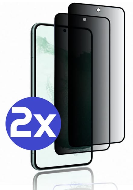 ArmorDrop Privacy Screenprotector Geschikt Voor Samsung S22 - Gehard Glas - 2 Stuks