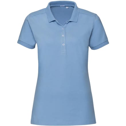 Damespolo Russell Athletic Fitted Stretch
