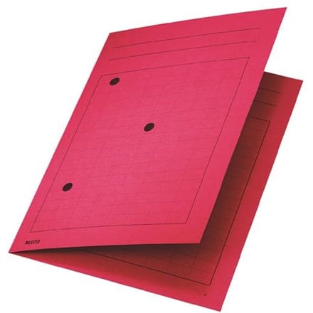 LEITZ circulatiemap, DIN A4, manillakarton 320 g/m2, rood