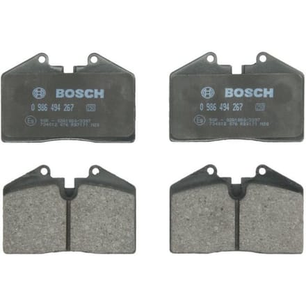 Remblokset BOSCH 0 986 494 267, voorkant, achter