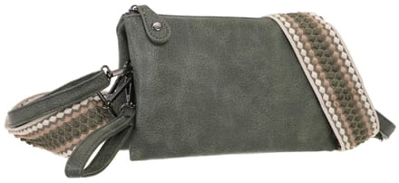 Dark green New York schoudertasje OLT16133