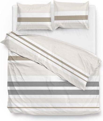 Zo!Home Luke - Dekbedovertrek - Lits-jumeaux - 260x200/220 cm - Natural